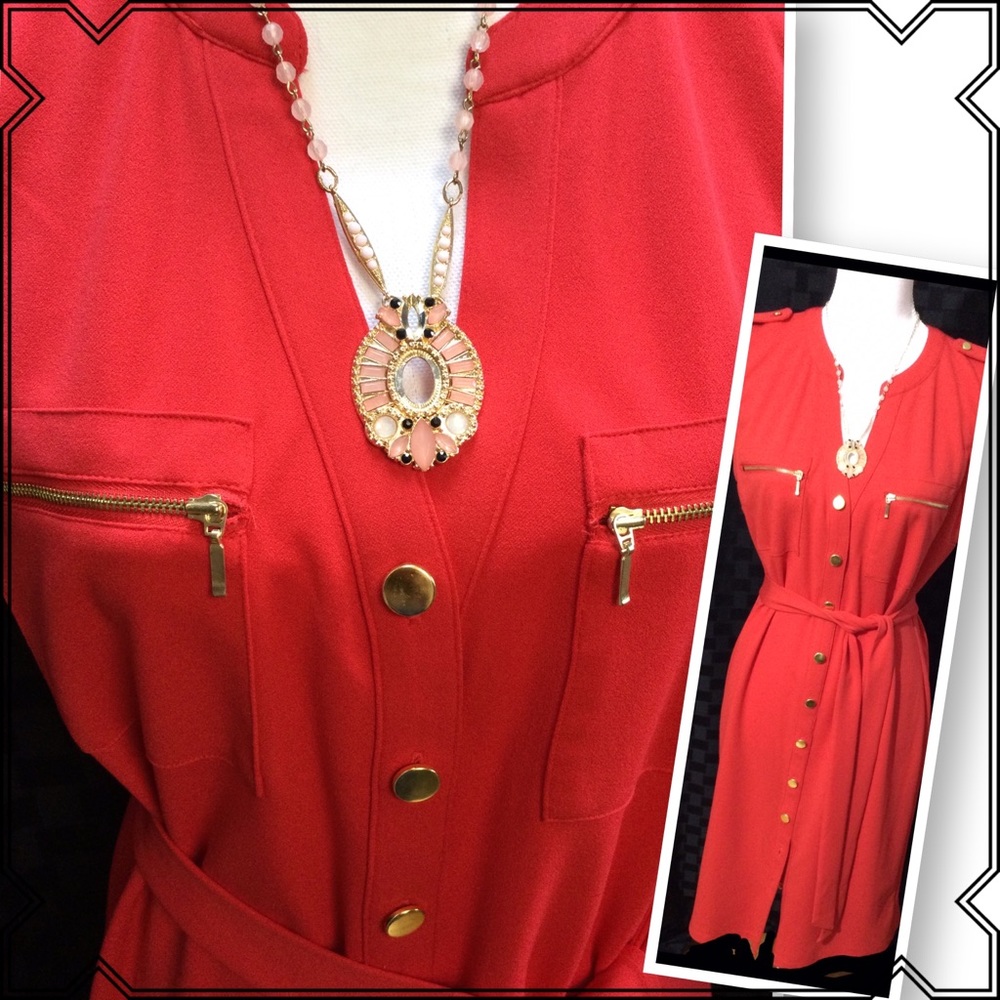 NY & Company Red Dress👗🌺